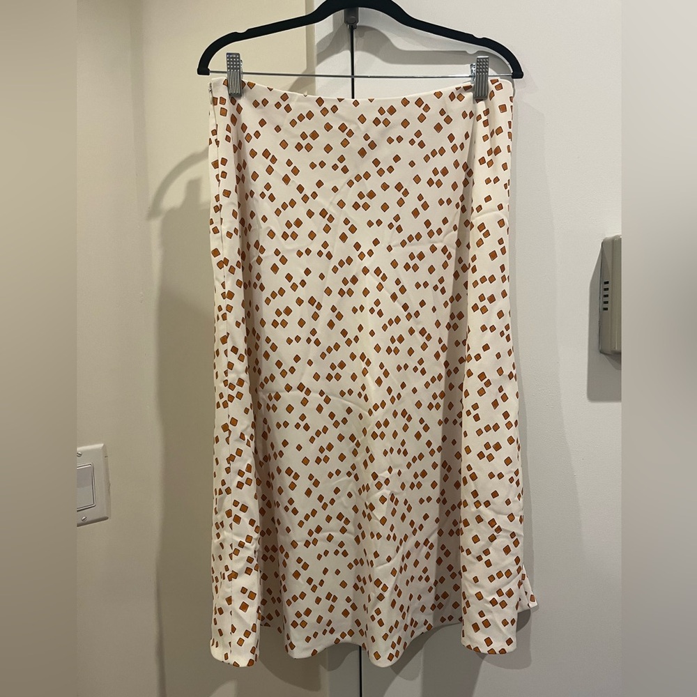 Vintage Midi Skirt with Print